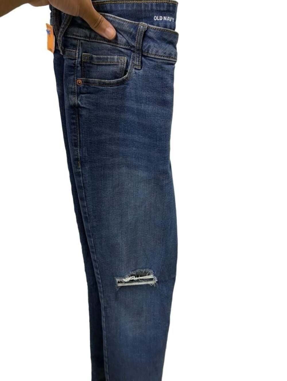 Old Navy High-Rise Rockstar Super Skinny Secret-Slim Pockets Jeans Size 12 Long - Picture 2 of 6